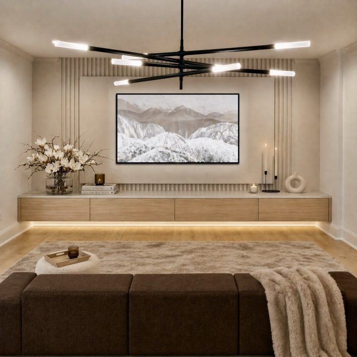 modern basement remodel Atlanta GA full luxury design